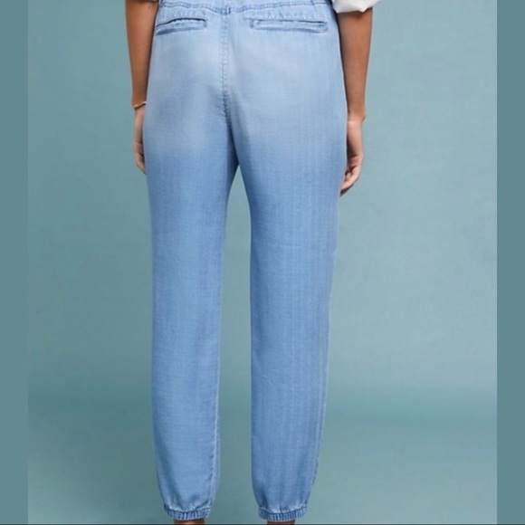 ❌SOLD❌Cloth & Stone Jetsetter Chambray Pants Blue - Picture 8 of 8